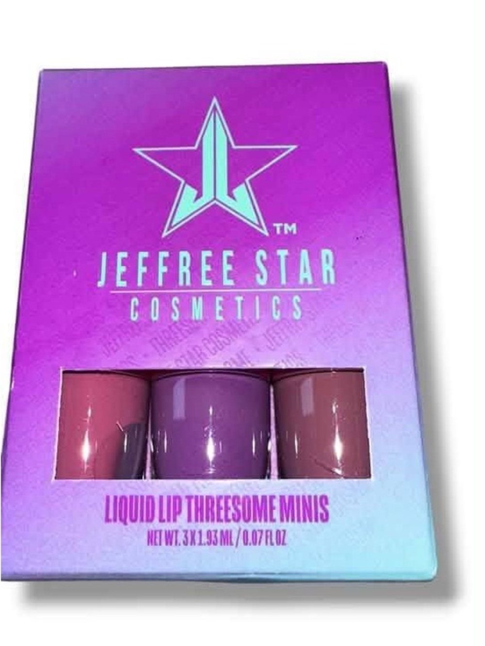 Jeffree Star Liquid Lip Threesome Minis - Pink & Purple Set NEW IN BOX